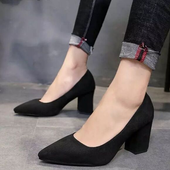 BRAND NEW XAPPEAL SUEDE POINTED TOE WOMEN"S PUMP SHOES - Picture 2 of 16